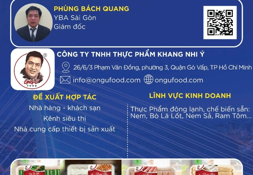 Ông Ù Food - Chương Trình Kết Nối Giao Thương Năm 2024